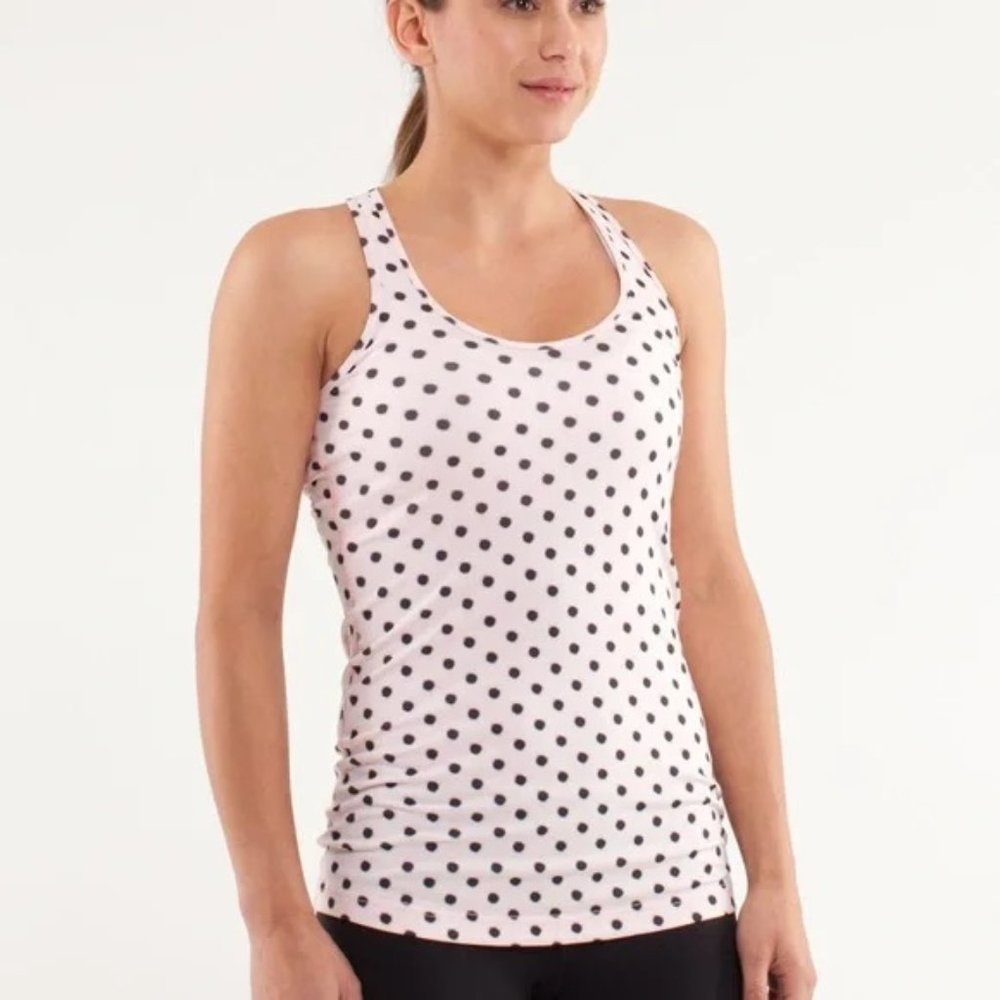 Lululemon Cool Racerback High Noon Dot Blush - Size 6